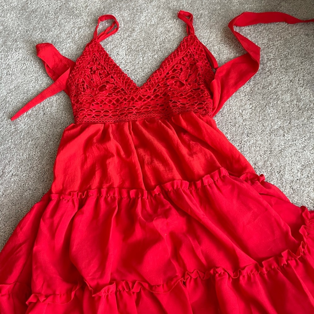 Red dress